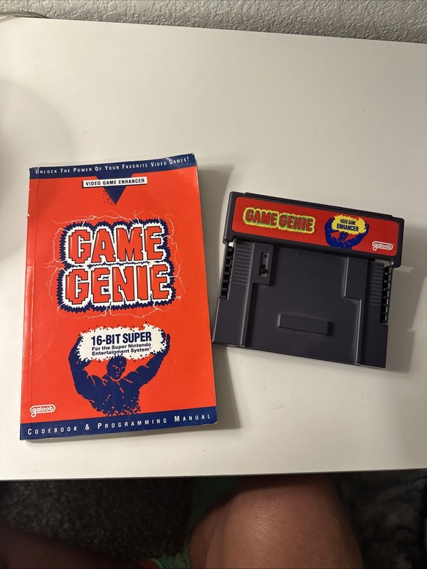 Game Genie SNES Super Nintendo Video Game Enhancer Galoob Tested With Manual!!