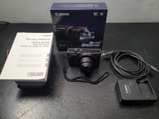 CANON SX60 HS POWER SHOT PERFECT W/ CASE ORIG BOX BOOKLET & BATT CH WIFI SD CARD