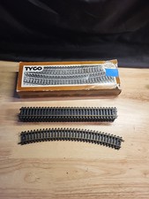 Lot Of 9 HO Tyco Tru-Steel Track-Seven 9" Straight  Two 18"R Curved