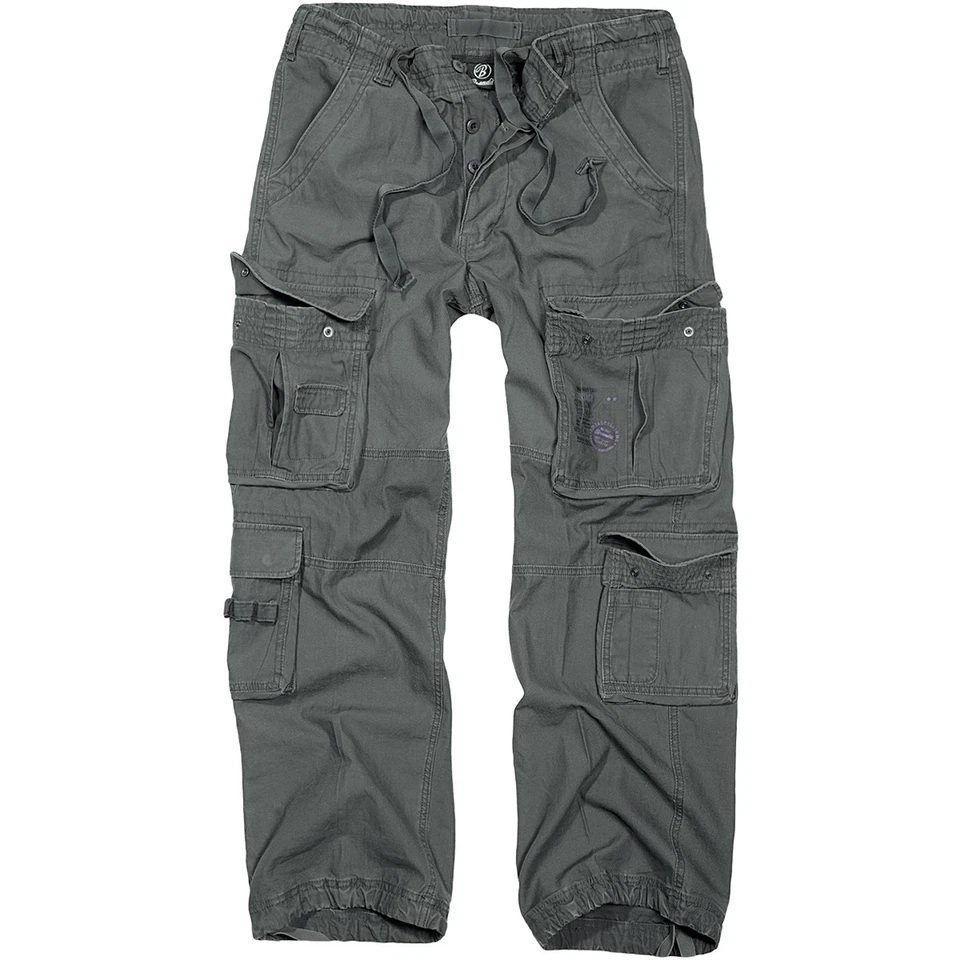 Herren Hose BRANDIT - Pure Vintage Trouser Anthracite - 1003/5 XL