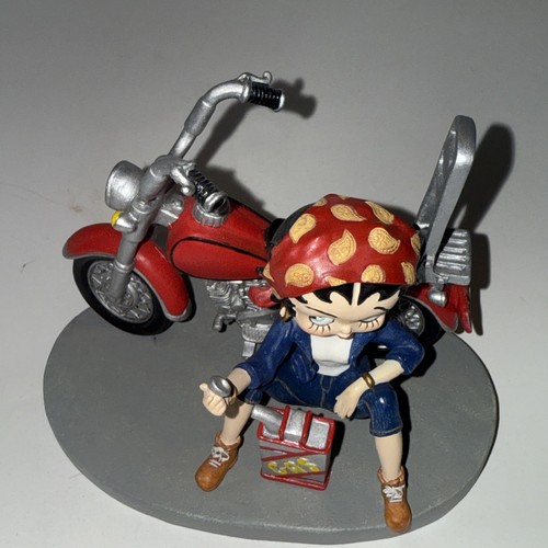 Betty Boop Red Easy Rider Brokedown Motorrad GAS 2001 King Features Westland - Bild 3 von 14