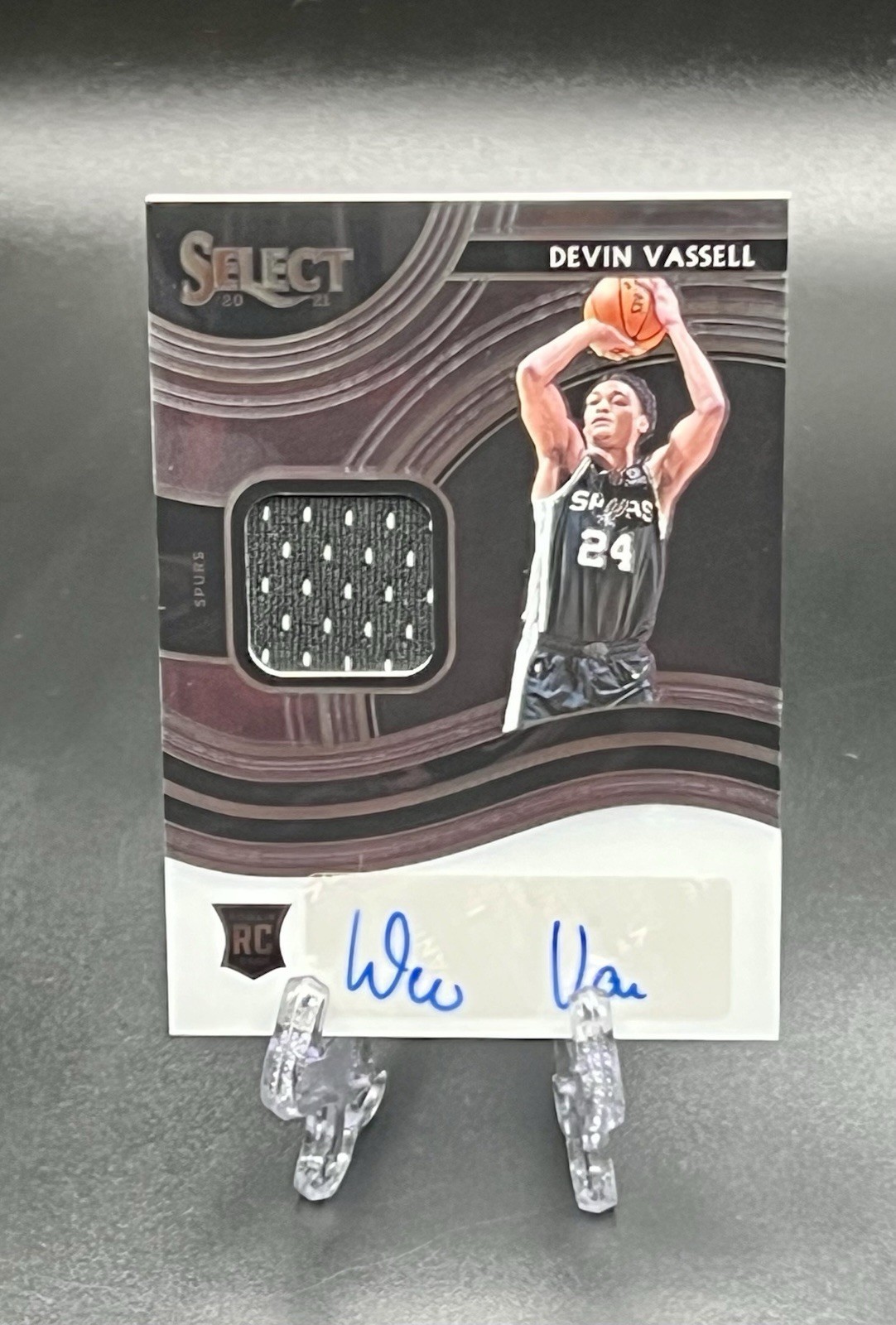 2020 Panini Select Devin Vassell Rookie Jersey Autograph SP /199 #RJA-VAS RPA