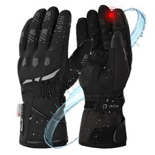 Winter Motorcycle Gloves Waterproof Riding Gloves Warm Windproof Touchscreen ...