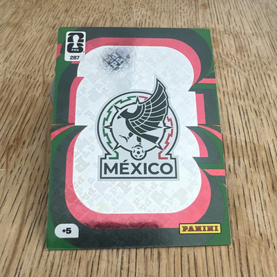 Panini FIFA Sport Trading Card Nr. 287 MEXICO Mexiko Fußball