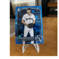 Bowman 2025 Chrome Draft Sapphire 1st Kade Anderson BDC-3 Mariners