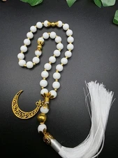 Collectible ISLAMIC ROSARY PRAYER 33 Beads Gift Misbah مسباح سبحة 