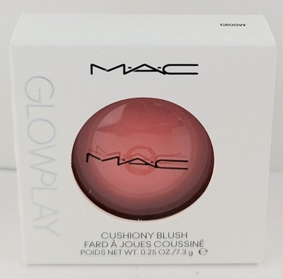 MAC Glow Play Cushiony Blush In Groovy - Coral Pink 7.3g/0.25oz. New In Box 