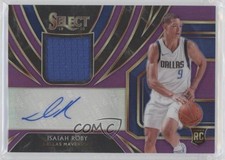 2019-20 Panini Select Rookie Jersey Purple Prizm 99/99 Isaiah Roby Auto s3g