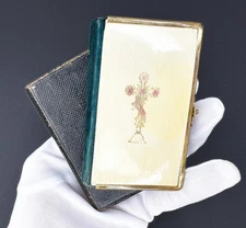 1867 Catholic Prayer Book VERY Early Celluloid & Case Octavo Barritt London Rare