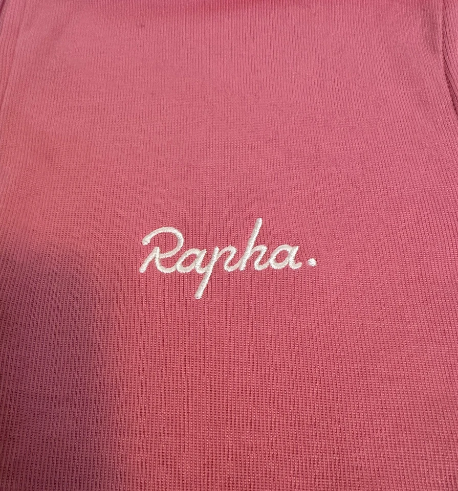 Rapha Pegoretti Merino Club Jersey 1/4 Zip Gray/Pink/White, Size XXL/2XL Cycling - Image 2 of 4