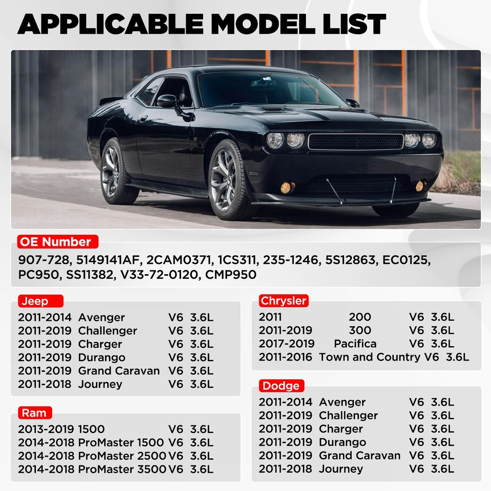 1 X Camshaft Position Sensor 05149141AF For Dodge Chrysler Jeep Volkswagen Ram - Image 4 of 4