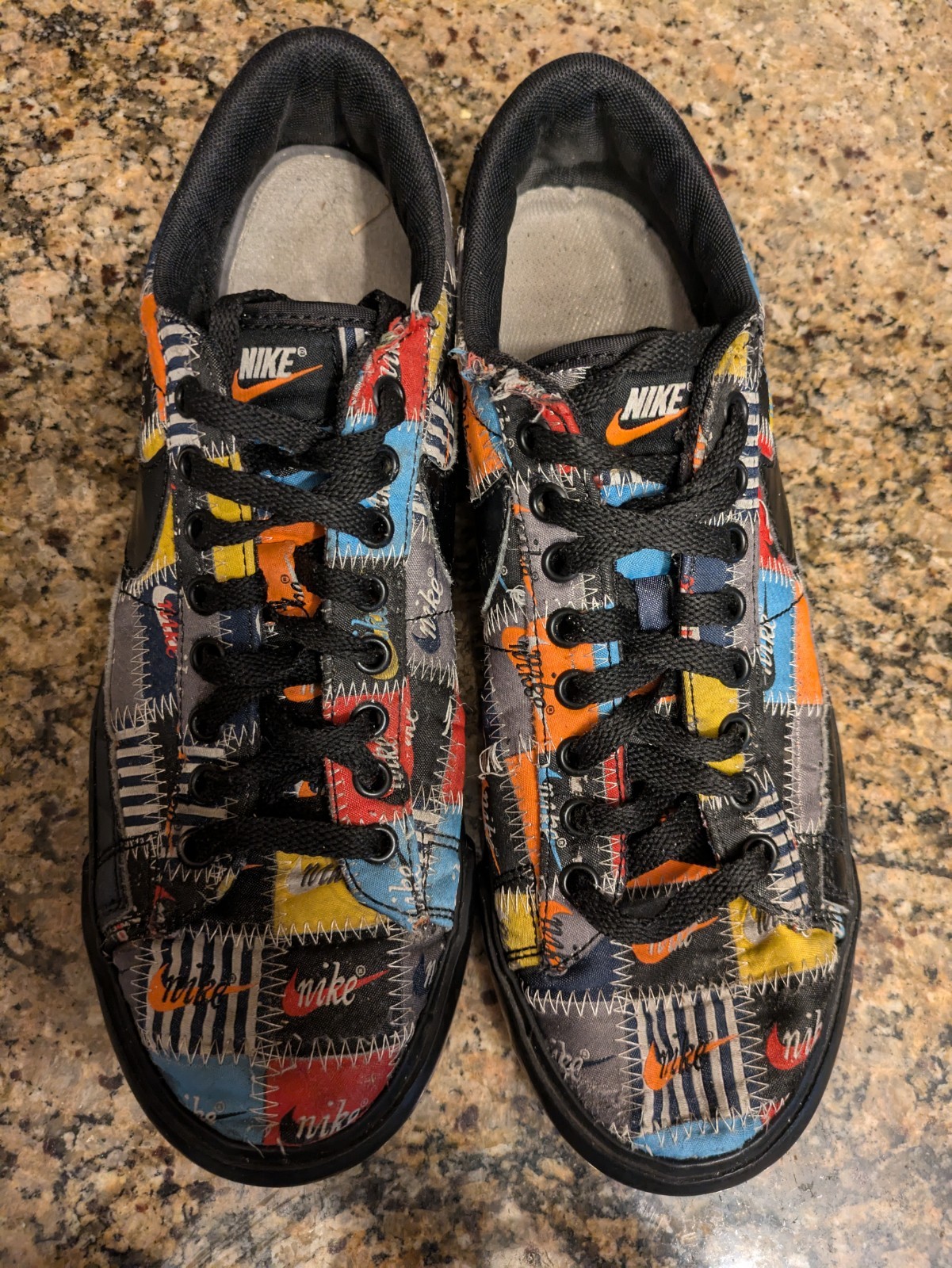 Nike Patchwork low top size 9 - image 4