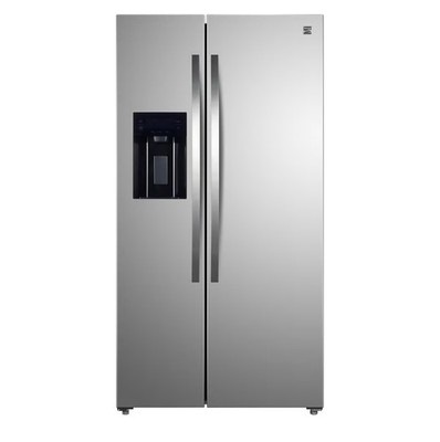 36 in. 26 cu. ft. Standard Depth Side by Side Refrigerator in Stainless Steel