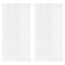 PC Fan Dust Mesh 39.4"x19.7" 0.5mm Hole, 2 Pcs Dust Filter White