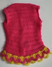 VINTAGE TALKING BARBIE DOLL 1967 PINK SWIMSUIT Bathing Suit Top TAGGED