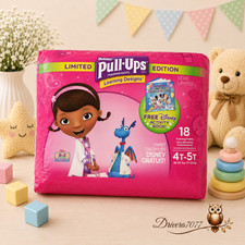 Huggies Pull-Ups Girls 4T-5T 18 Ct Disney Doc McStuffins Limited Edition