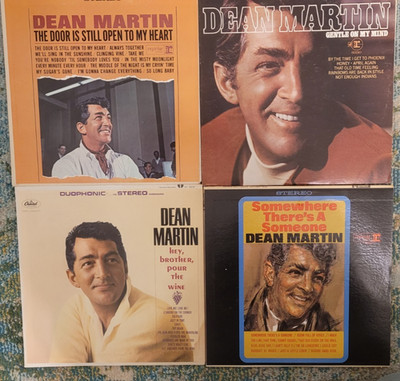 Dean Martin - 4 LP LOT.  Gentle On My Mind, Hey Brother, The Door Is Still Open