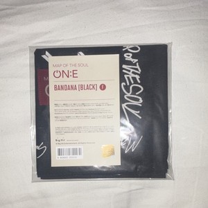 BTS Map of the Soul ON:E Official Merchandise Bandana - Black