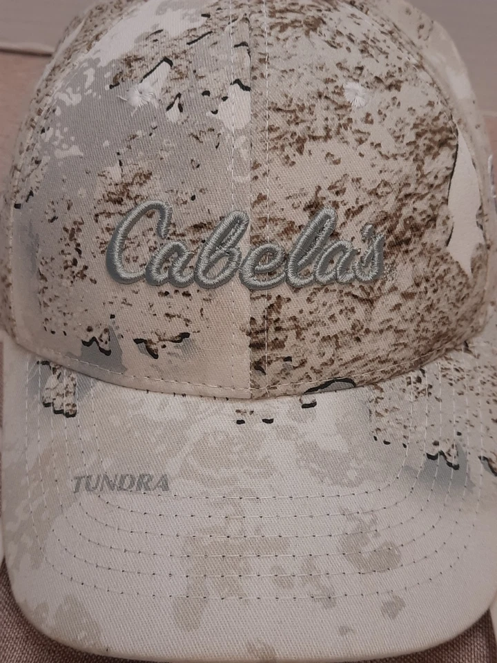 Cabela’s Truetimber Tundra Snow Camo Trucker’s Adjustable Cap Hat 19.99msrp - Image 2 of 4