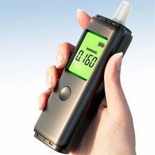 Portable alcohol tester with digital display
