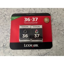 Lexmark 36  37 Ink Cartridges Combo Pack Black  Color NEW Sealed