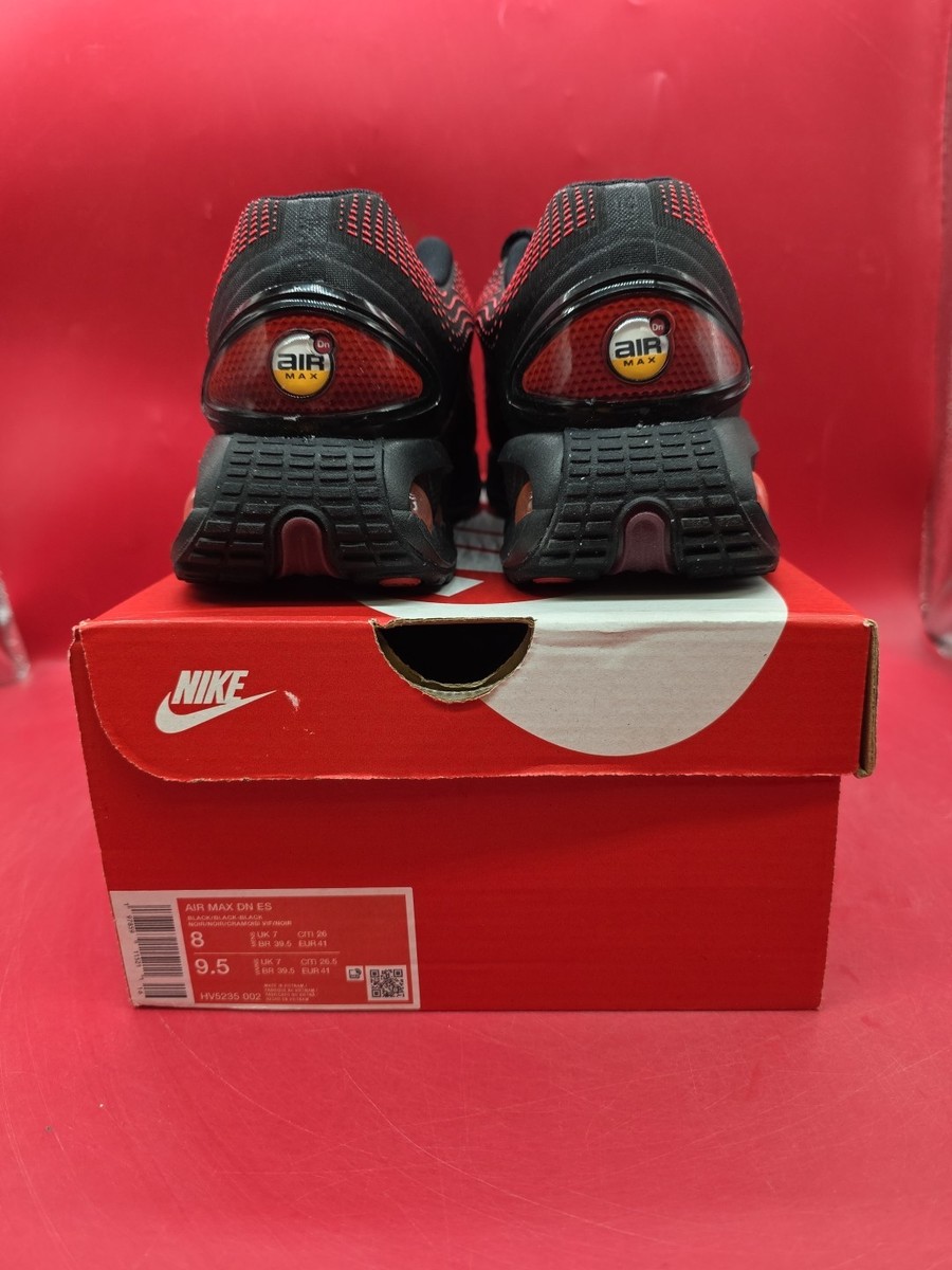 Size 8 - Nike Air Max DN Essential Black Bright Crimson | eBay