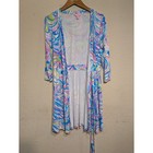Lilly Pulitzer Women's Cardigan Duster Colorful Print Size S