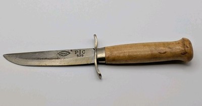 Vintage PIC 539 Hunting Knife w/ Original Mora Leather Sheath Sweden