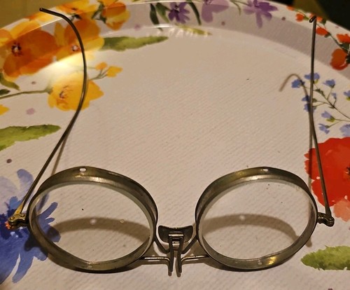 Vintage 1910s Julius King Saniglas Shooting Spectacles Adjustable Split Bridge
