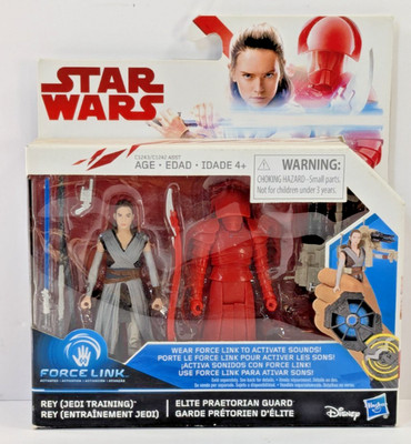 Star Wars Rey (Jedi Training) & Elite Praetorian Guard 2-Pack Hasbro New