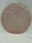 Gorgeous VINTAGE Pink Depression Glass 10 Inch Plate Beautiful Design