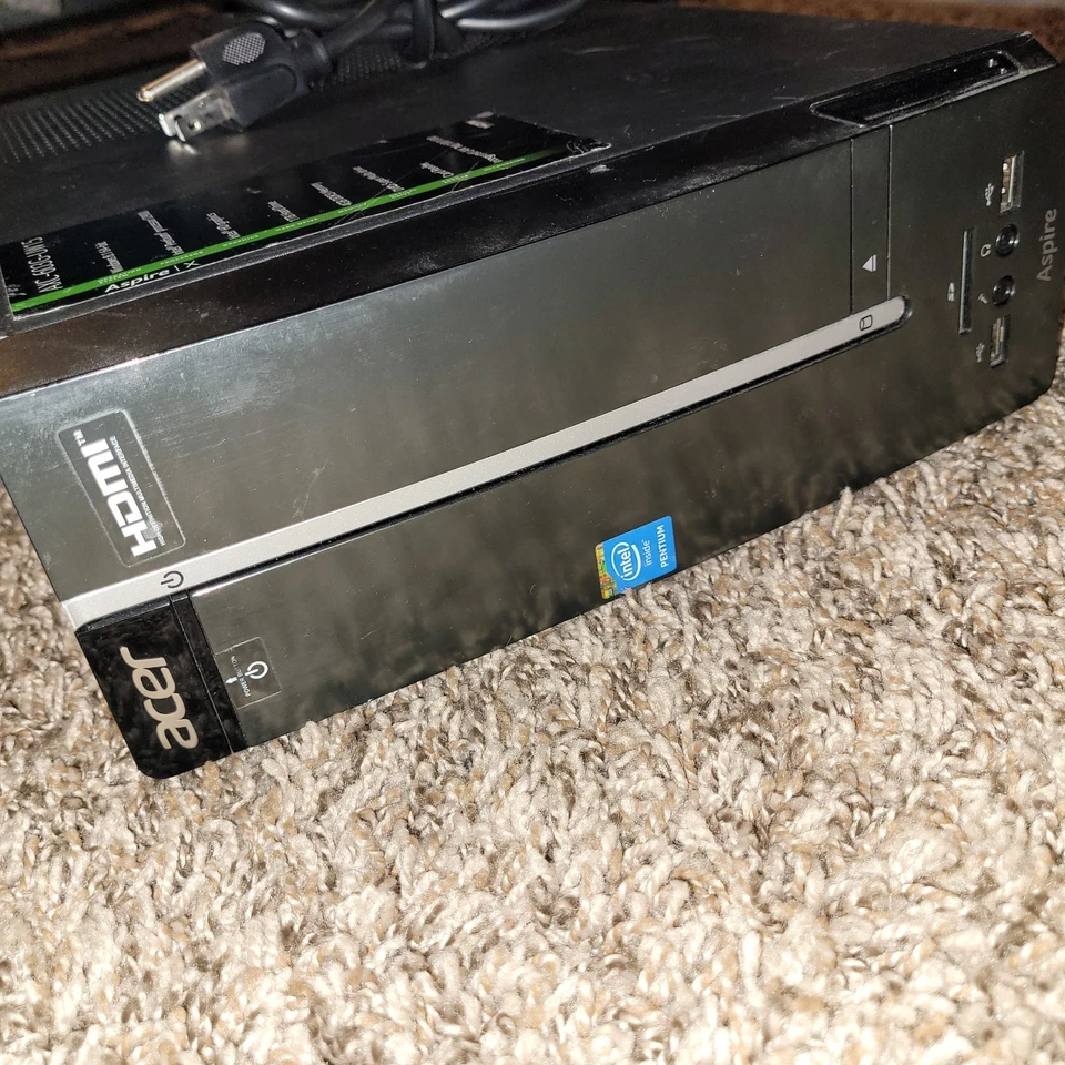 Computadora de escritorio Acer Aspire AXC-603G-UW15 PC probada funcionando con cable de alimentación Foto 2 de 4