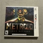 Metroid: Samus Returns Nintendo 3DS Game Case Cartridge amiibo E10+ NTSC 2017