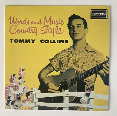 Tommy Collins Words And Music Country Style MONO Vinyl LP Record HAT 3050