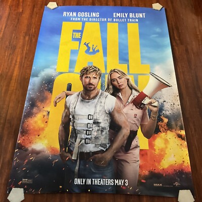 THE FALL GUY 2024  Ryan Gosling Universal Orig.D/S Bus Stop Movie Poster 48x70in