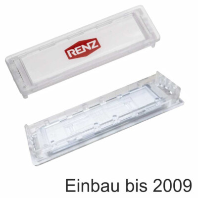 10 Stück RENZ Namensschild 92 klar 75x22mm RENZ Nummer 97-9-82016 07-112