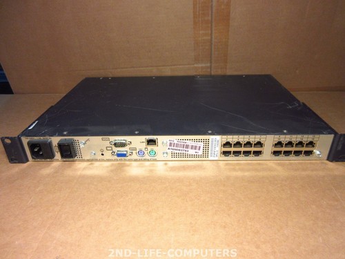 Commutateur réseau KVM monté en rack 16 ports Avocent DSR2010 PS/2 CAT5 RJ-45 - Photo 3/4