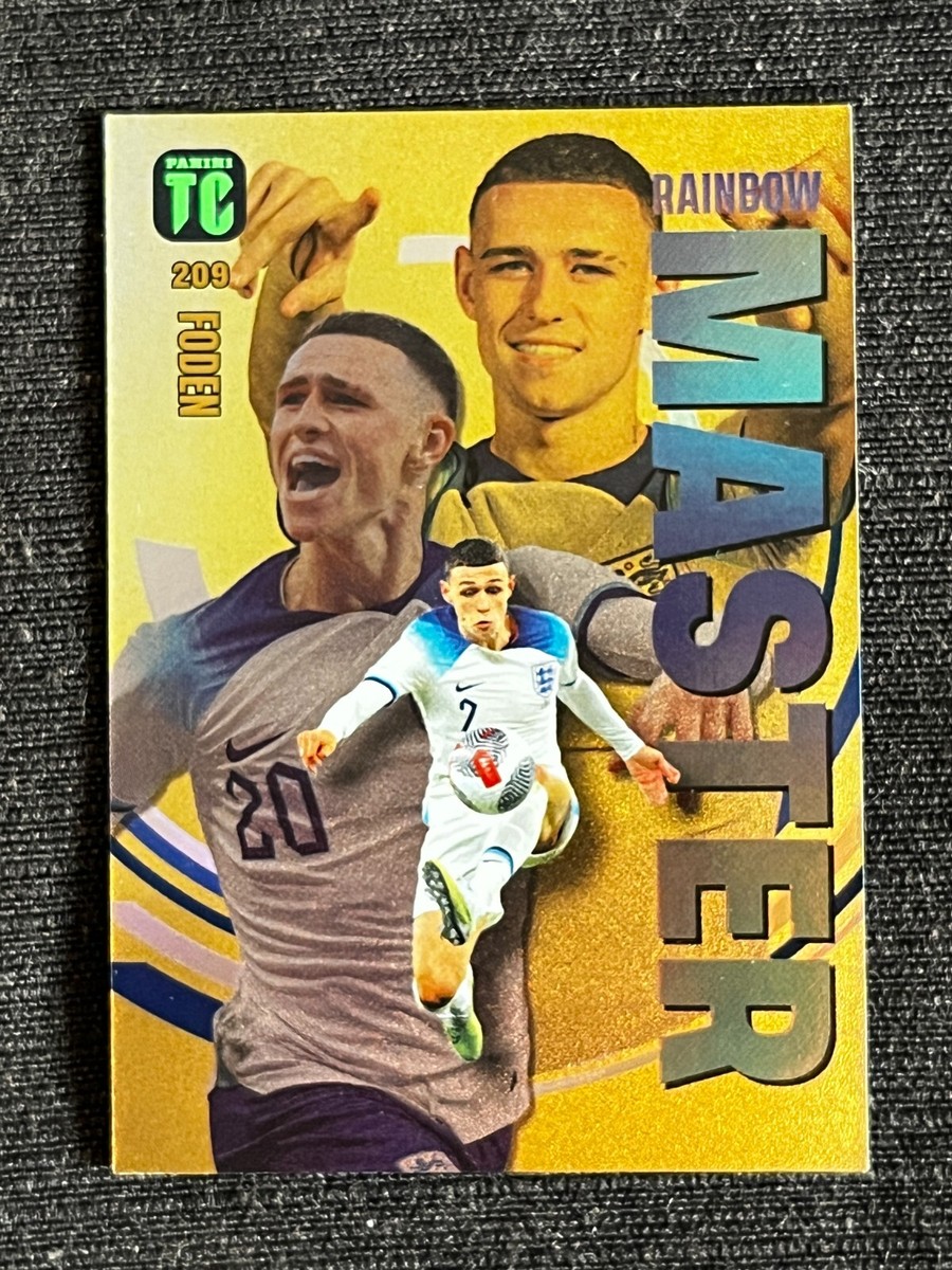 WCCF 17-18 フィル　フォーデン　未開封新品　ルーキー　パニーニ CARD PANINI TOP CLASS 2024 FOOTBALL RAINBOW MASTER PHIL