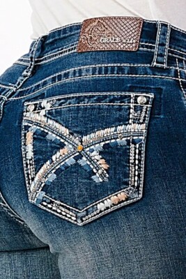 Jeans Grace in LA Bootcut Heavy Stitch EBS572