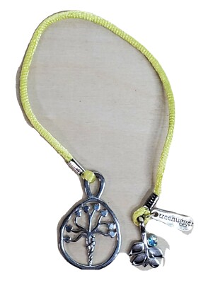 Bookmark Page Holder Marker Yellow String with Charms TreeHugger Roots 11  