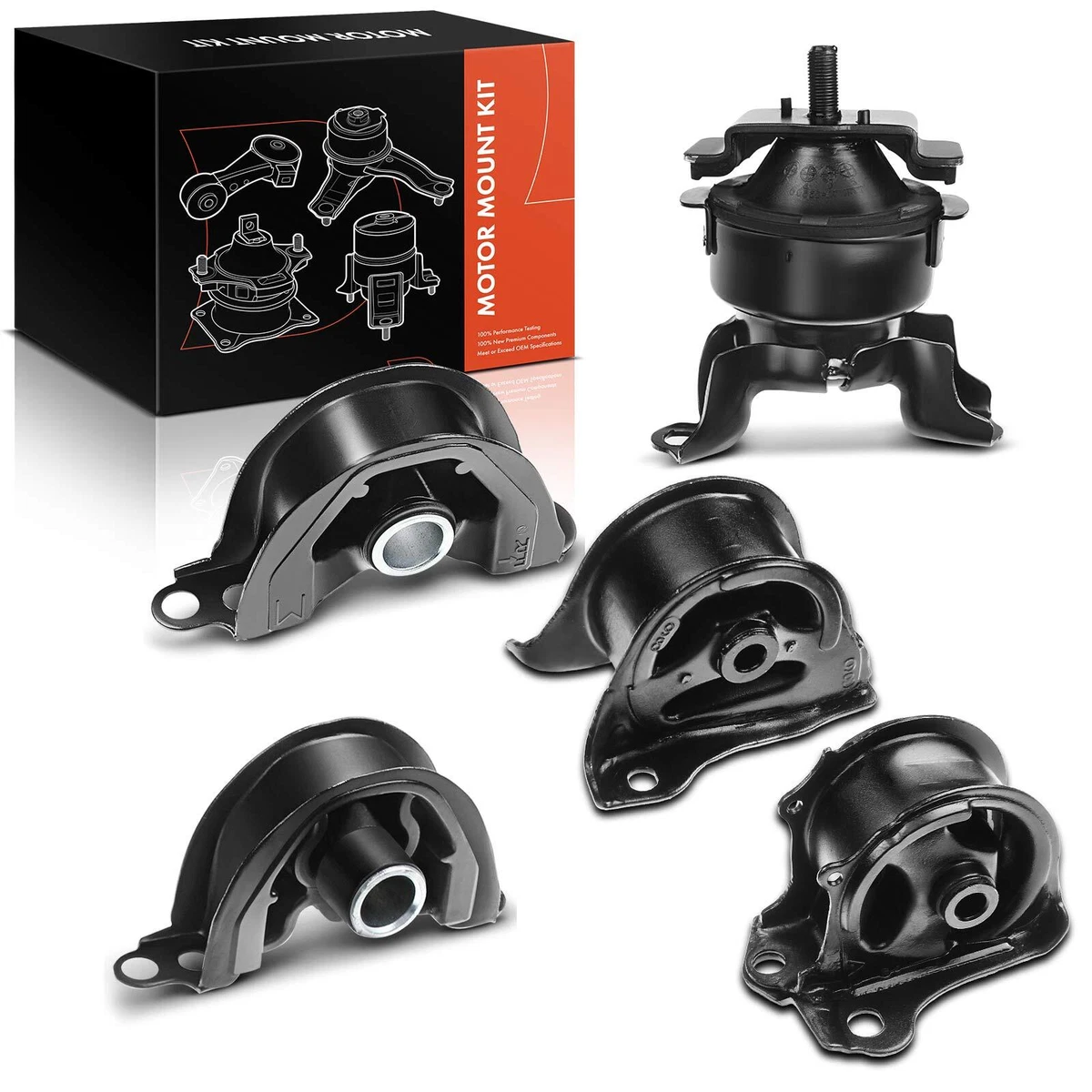 5pcs Engine Motor & Transmission Mount for Honda Civic 96-00 L4