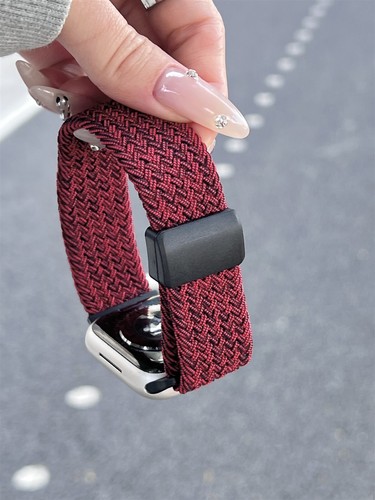Schickes Kunststoff Magnetschnalle Stretch Armband passend für Apple Watch S10 38/40/41 - Bild 2 von 15