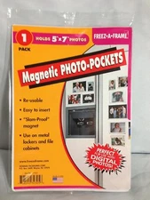 Flexible Magnetic Photo Pocket For 5x7 (Same Shipping Any Qty)