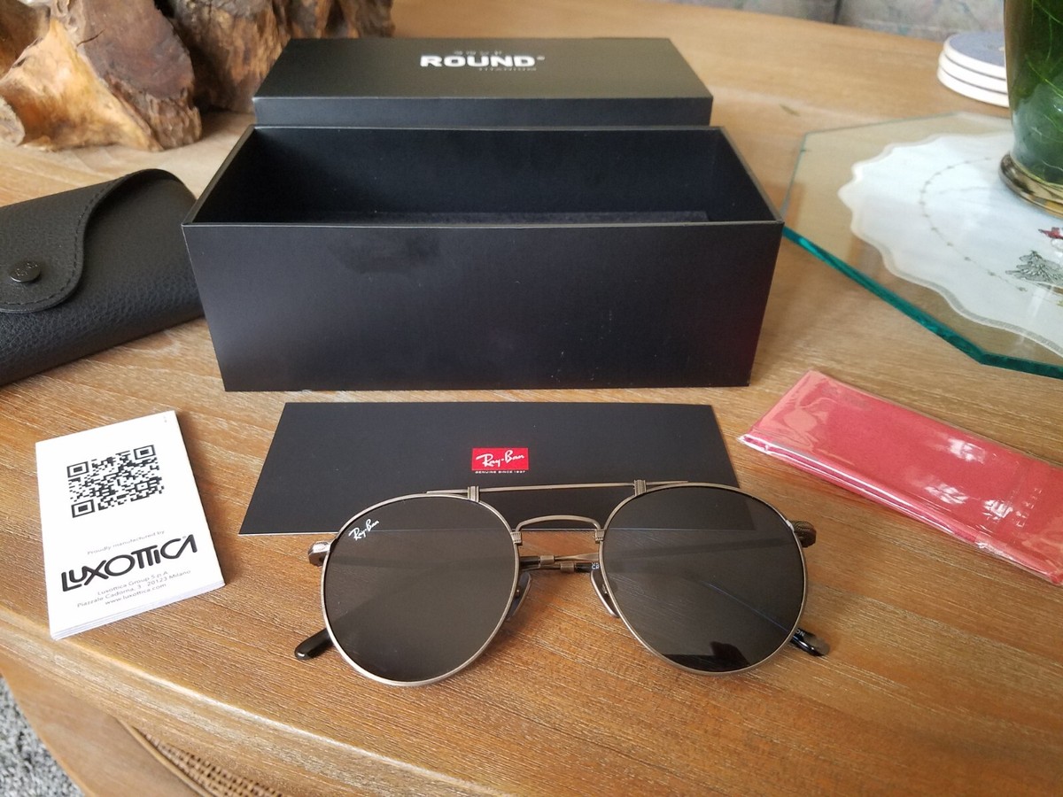 Ray-Ban RB8147 9138T0 50-21 Titanium Round