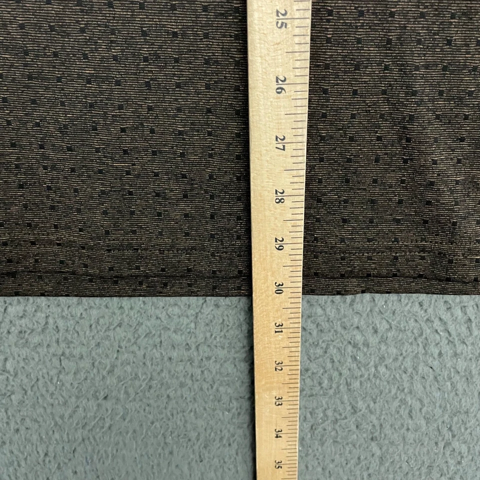 Haggar Cool 19 Pro Polo Shirt Mens 2XL Brown Geometric Golf Dad Preppy Outdoor - Image 3 of 4