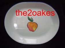 Corelle FRUIT BASKET 12-1/4" Oval Serving Platter Meat Tray Plate Mix Too