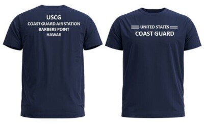 BARBERS POINT COAST GUARD AIR STATION*HI *2-SIDED PERFORMANCE POLYESTER SHIRT