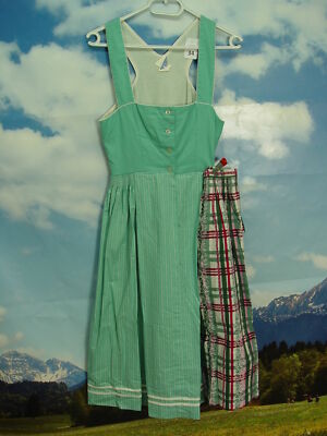 60/70er Vintage ISOLA individuell Made in Austria Dirndl & Schürze DK839 Gr.34