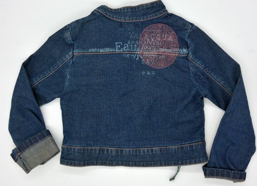 Original Baby Designer Jeans Jacket By Kenzo Size 4 98 104 - Picture 3 of 3