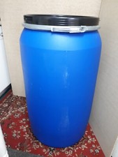 250 litres blue plastic barrel / butt